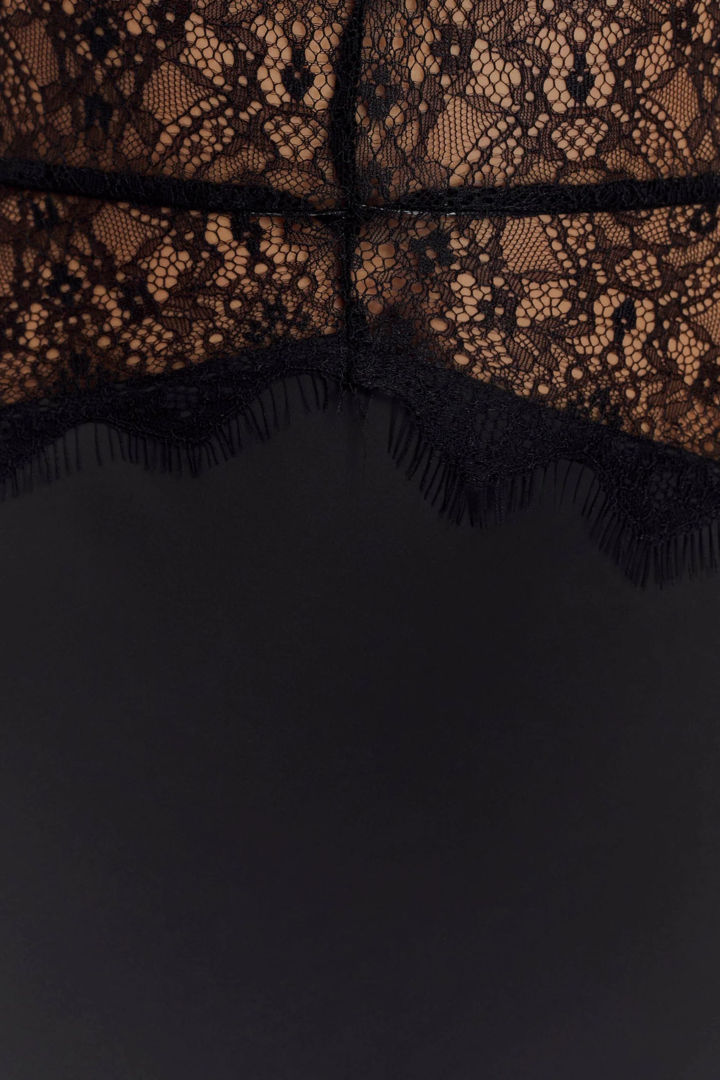 Noiréa Lace & Satin Dress