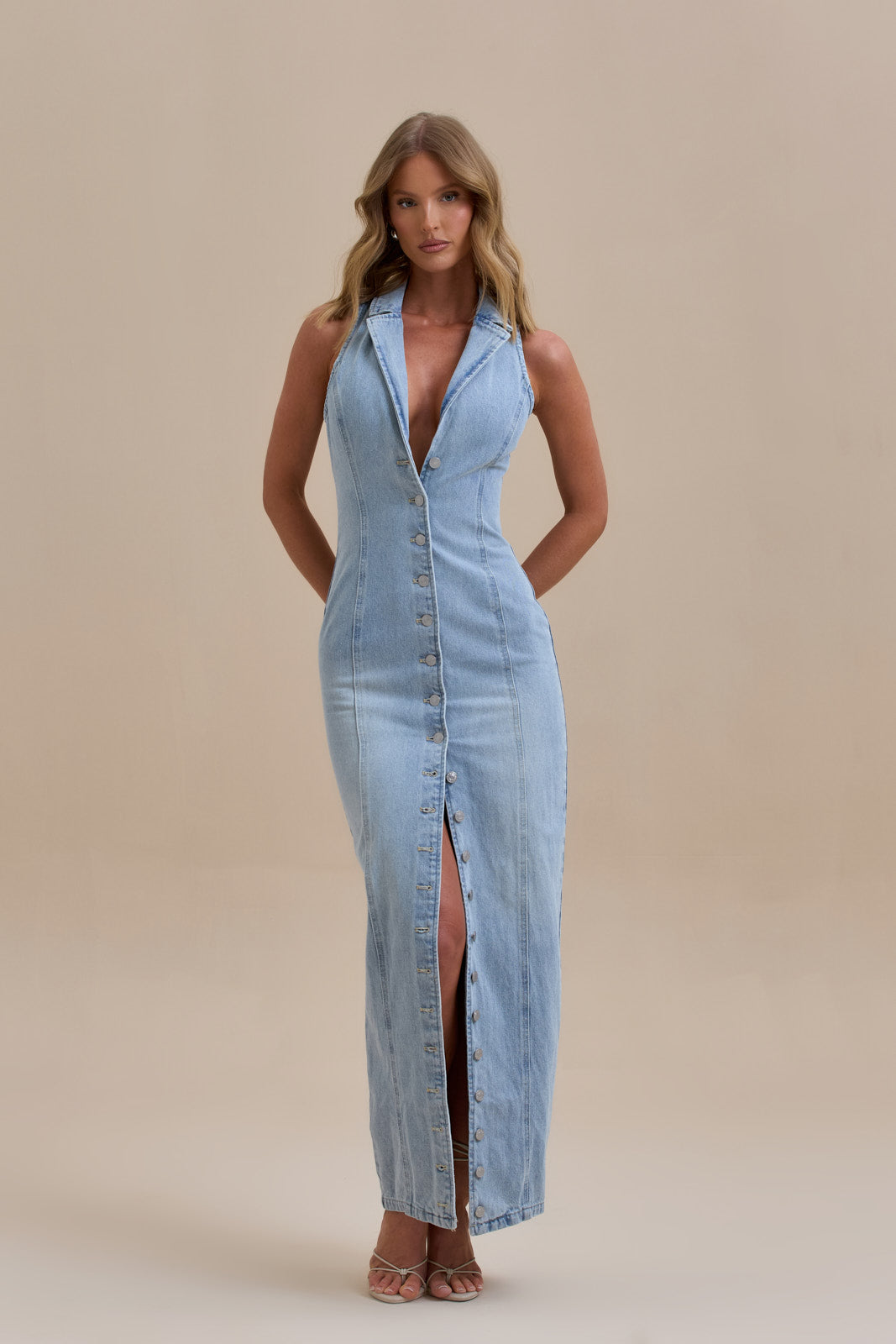 Vestido vaquero midi Amara