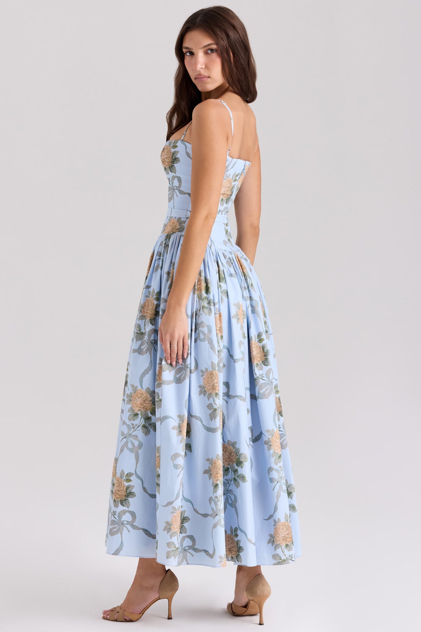 Caelinne Floral Midi Dress