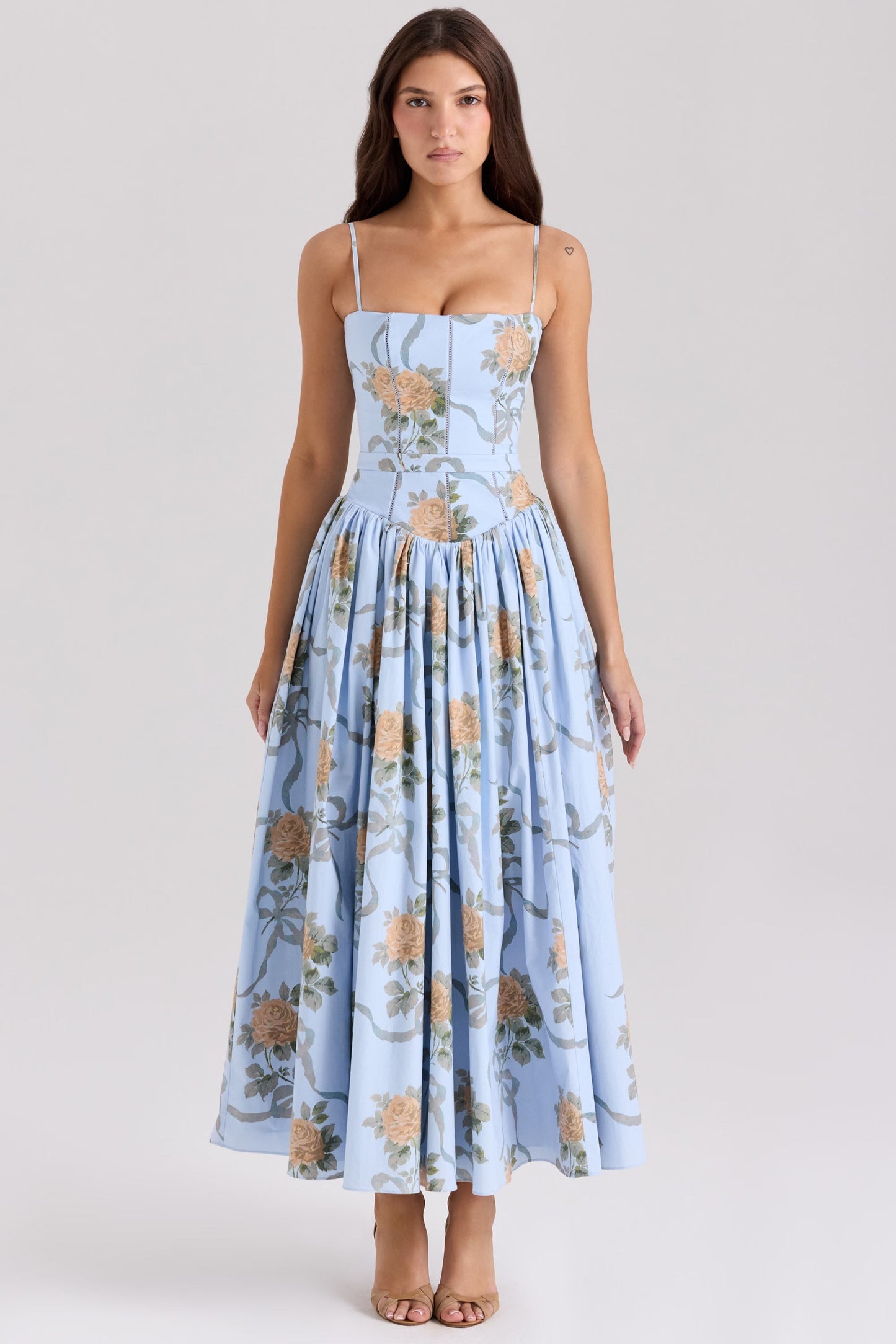 Caelinne Floral Midi Dress