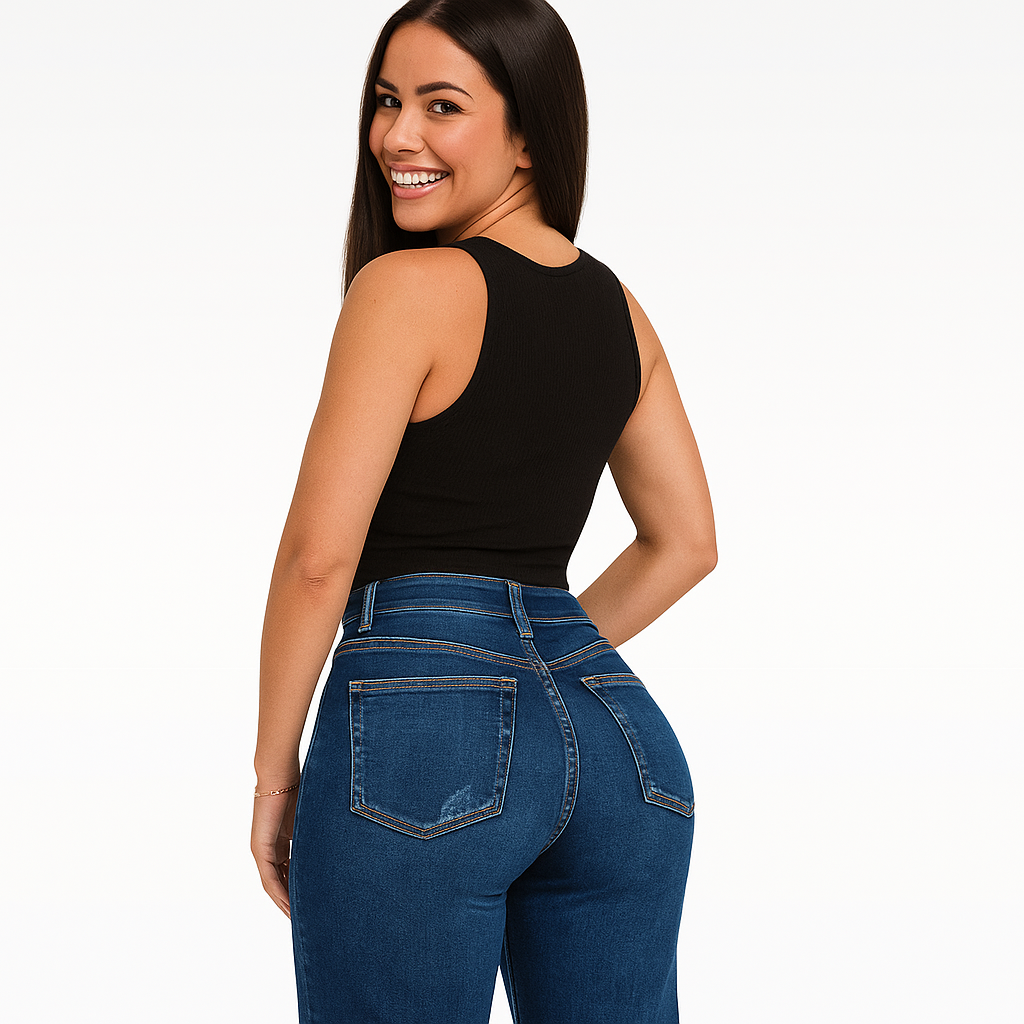 Valvari® Mid-low Rise Wide Leg Jeans