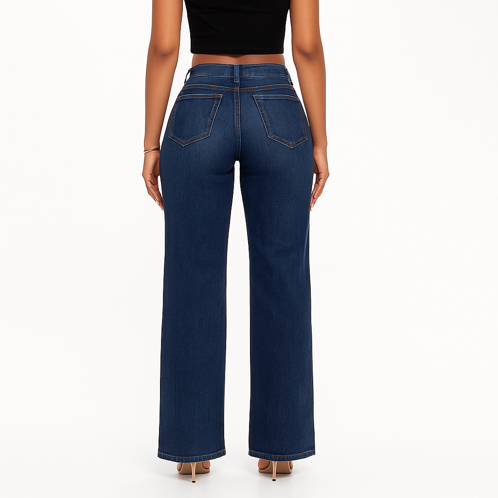 Valvari® Mid-low Rise Wide Leg Jeans
