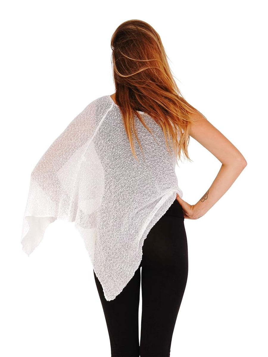 Sheer Knit Poncho