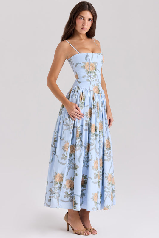 Caelinne Floral Midi Dress