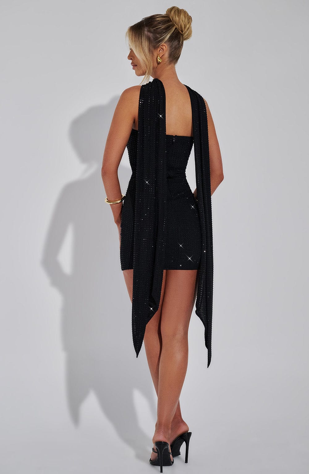 Vestido mini Ginni - Negro